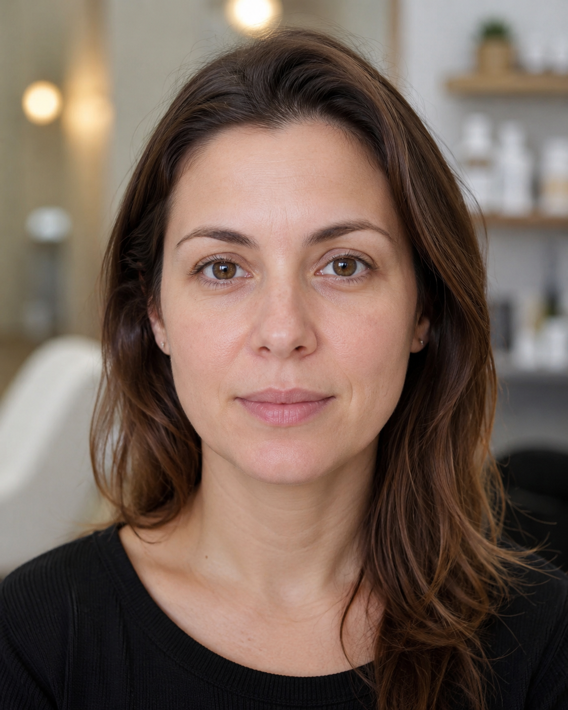 Voor lip pigmentatie behandeling